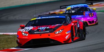 Brendon Leitch Leipert Motorsport Lamborghini Huracan GT3 at Catalunya