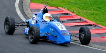 Dylan Grant racing Formula Ford car