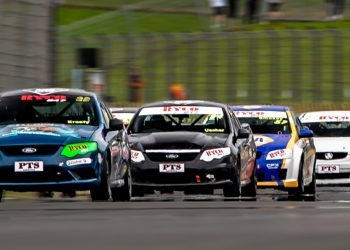 Ford Falcon utes racing at Hampton Downs