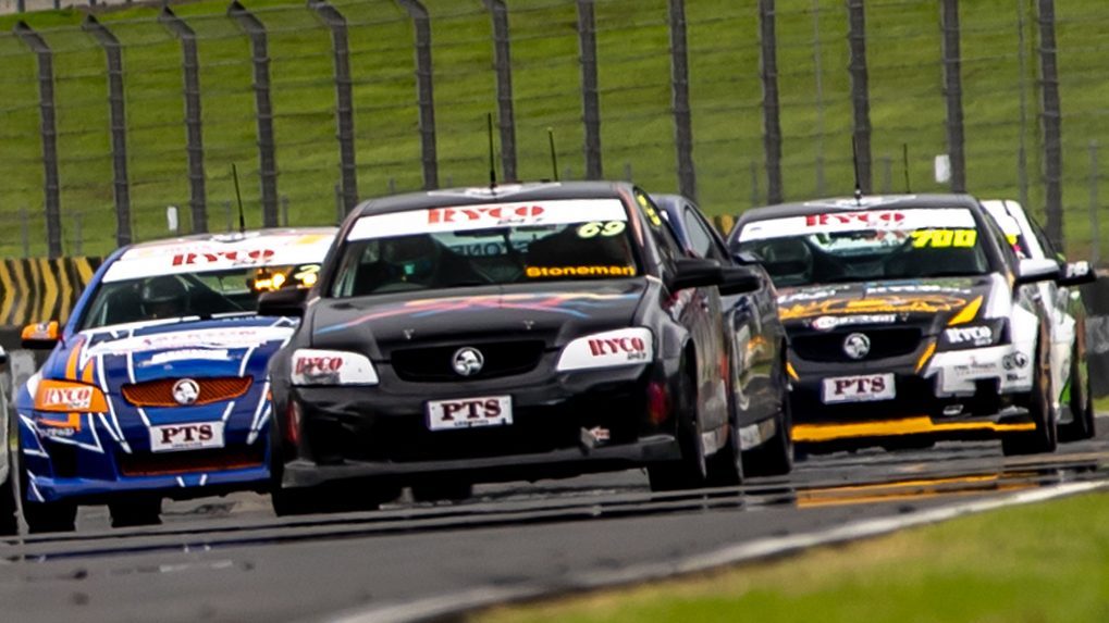 Holden Commodore ute racing at Hampton Downs