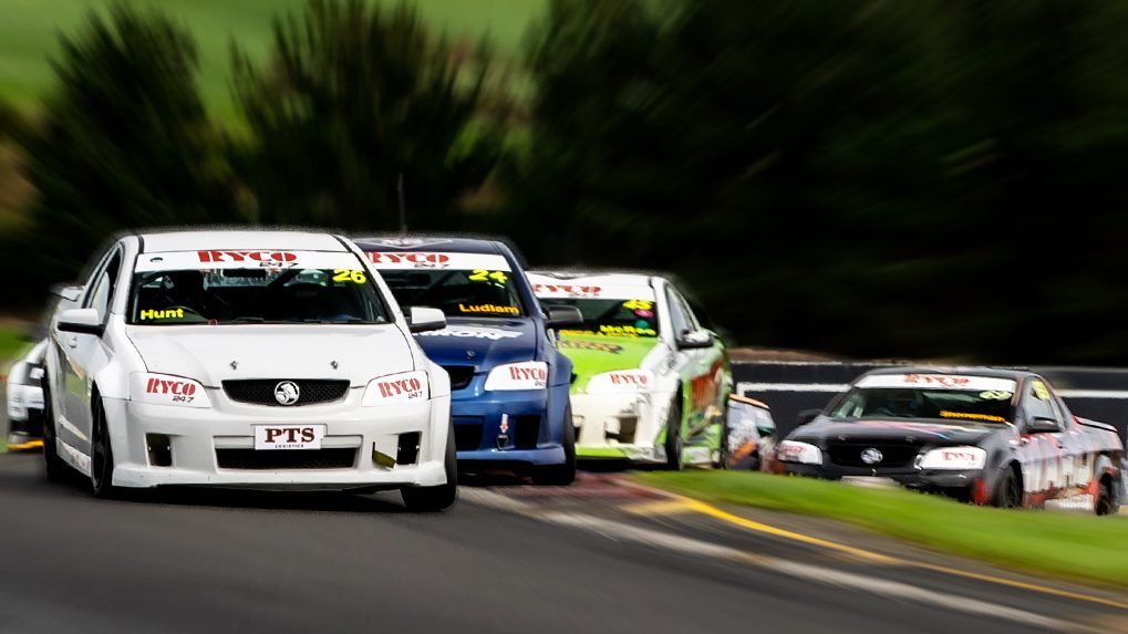 Holden Commodore ute racing at Hampton Downs