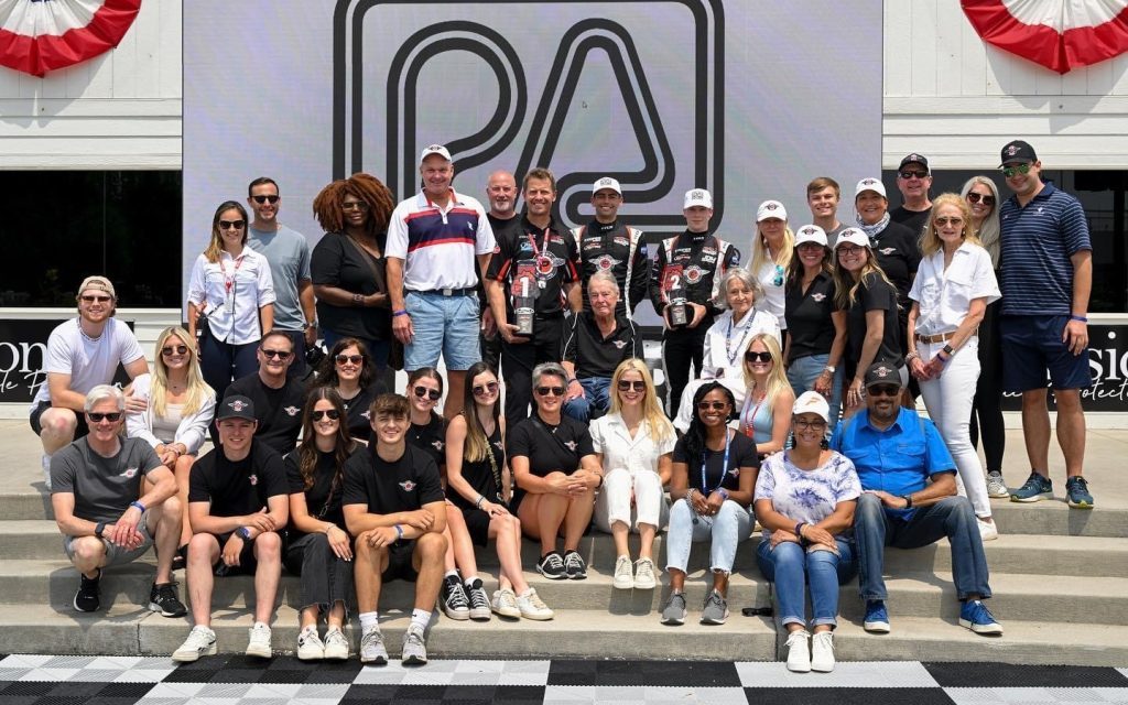 Jacob Douglas celebrates career best USF2000 finish with friends and family