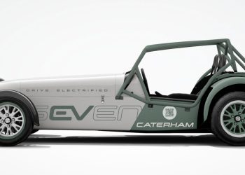 Caterham EV Seven side view