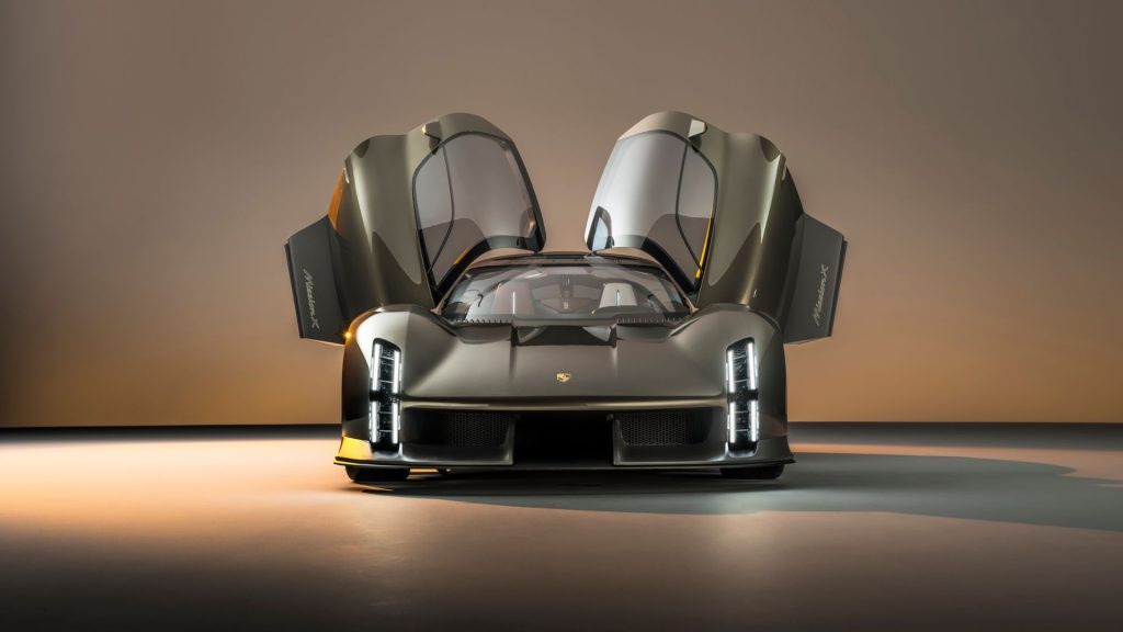 Porsche Mission X concept front view