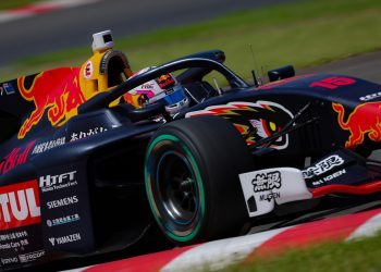 Liam Lawson #15 Team Mugen, during round five of the Japanese Super Formula Championship at Sportsland  Sugo, on June 16-18, 2023. // Dutch Photo Agency / Red Bull Content Pool // SI202306170157 // Usage for editorial use only //