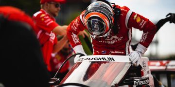 #3: Scott McLaughlin, Team Penske Chevrolet, Thirsty 3’s