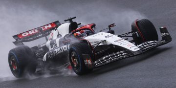 ZANDVOORT, NETHERLANDS - AUGUST 26: Liam Lawson of New Zealand driving the (40) Scuderia AlphaTauri AT04 on track during final practice ahead of the F1 Grand Prix of The Netherlands at Circuit Zandvoort on August 26, 2023 in Zandvoort, Netherlands. (Photo by Dean Mouhtaropoulos/Getty Images) // Getty Images / Red Bull Content Pool // SI202308260209 // Usage for editorial use only //