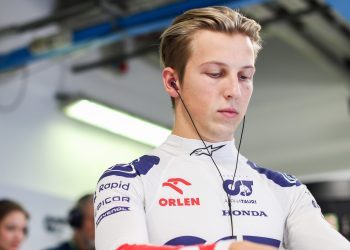 MONZA, ITALY - SEPTEMBER 01: Liam Lawson of New Zealand and Scuderia AlphaTauri  during practice ahead of the F1 Grand Prix of Italy at Autodromo Nazionale Monza on September 01, 2023 in Monza, Italy. (Photo by Peter Fox/Getty Images) // Getty Images / Red Bull Content Pool // SI202309010503 // Usage for editorial use only //