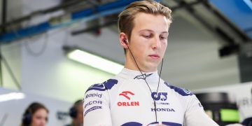 MONZA, ITALY - SEPTEMBER 01: Liam Lawson of New Zealand and Scuderia AlphaTauri  during practice ahead of the F1 Grand Prix of Italy at Autodromo Nazionale Monza on September 01, 2023 in Monza, Italy. (Photo by Peter Fox/Getty Images) // Getty Images / Red Bull Content Pool // SI202309010503 // Usage for editorial use only //