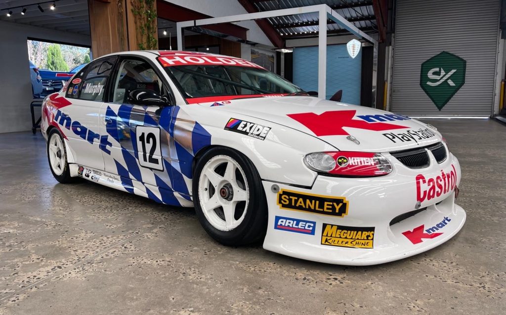 Greg Murphy's old 2000 Holden Commodore VT V8 Supercar front three quarter view