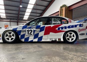 Greg Murphy's old 2000 Holden Commodore VT V8 Supercar side profile