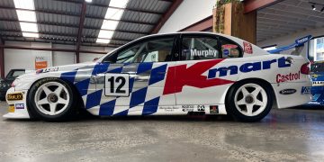 Greg Murphy's old 2000 Holden Commodore VT V8 Supercar side profile