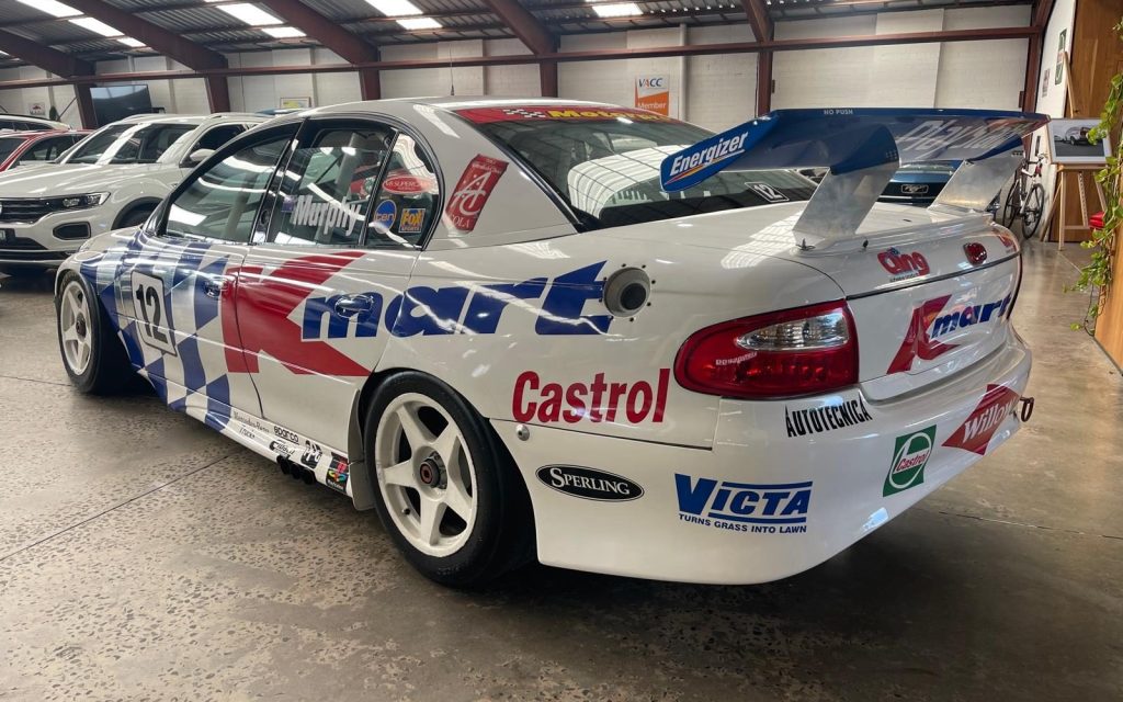 Greg Murphy's old 2000 Holden Commodore VT V8 Supercar rear three quarter view