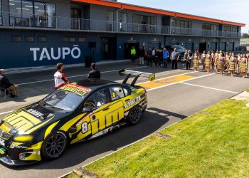 Haka being performed at Taupo Motorsport Park for Supercars dates announcement ceremony