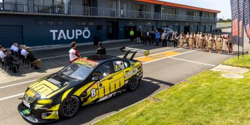 Haka being performed at Taupo Motorsport Park for Supercars dates announcement ceremony