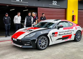 2024 Toyota 86 Championship GR86 parked in Hampton Downs pit lane