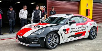 2024 Toyota 86 Championship GR86 parked in Hampton Downs pit lane