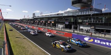 Brodie Kostecki and co driver Dave Russell will start tomorrows race from pole after Kostecki set the fastest time in the top ten shootout for the 2023 Repco Bathurst 1000, Event 10 of the Repco Supercars Championship, Mount Panorama, Bathurst, New South Wales, Australia. 8 Oct, 2023.