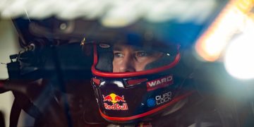 Shane van Gisbergen is seen during stop 11 of the Supercars Championship on the Gold Coast, Surfers Paradise, Queensland, Australia on October 28, 2023. // Mark Horsburgh / Red Bull Content Pool // SI202310290461 // Usage for editorial use only //