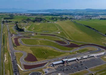 Birds eye view of Taupo International Motorsport Park