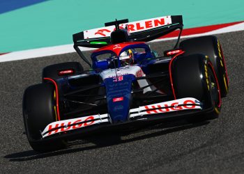 BAHRAIN, BAHRAIN - FEBRUARY 29: Daniel Ricciardo of Australia driving the (3) Visa Cash App RB VCARB 01 on track during practice ahead of the F1 Grand Prix of Bahrain at Bahrain International Circuit on February 29, 2024 in Bahrain, Bahrain. (Photo by Clive Mason/Getty Images) // Getty Images / Red Bull Content Pool // SI202402290355 // Usage for editorial use only //