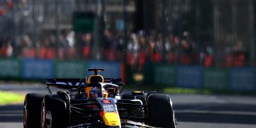 MELBOURNE, AUSTRALIA - MARCH 23: Max Verstappen of the Netherlands driving the (1) Oracle Red Bull Racing RB20 on track during qualifying ahead of the F1 Grand Prix of Australia at Albert Park Circuit on March 23, 2024 in Melbourne, Australia. (Photo by Robert Cianflone/Getty Images) // Getty Images / Red Bull Content Pool // SI202403230126 // Usage for editorial use only //