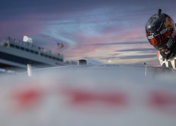 MARTINSVILLE, VIRGINIA - APRIL 05: Shane Van Gisbergen, driver of the #97 WeatherTech Chevrolet, enters his car during qualifying for the NASCAR Xfinity Series DUDE Wipes 250 at Martinsville Speedway on April 05, 2024 in Martinsville, Virginia. (Photo by James Gilbert/Getty Images)