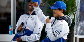 MONTREAL, QUEBEC - JUNE 08: 8th placed qualifier Yuki Tsunoda of Japan and Visa Cash App RB looks on in the Paddock after qualifying ahead of the F1 Grand Prix of Canada at Circuit Gilles Villeneuve on June 08, 2024 in Montreal, Quebec. (Photo by Chris Graythen/Getty Images) // Getty Images / Red Bull Content Pool // SI202406090164 // Usage for editorial use only //