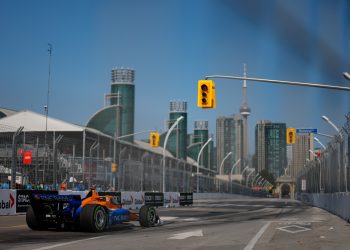 Toronto, CA - during the Ontario Honda Dealers Indy Toronto in Toronto, Ontario, Canada on the streets of Toronto. (Photo by Joe Skibinski | IMS Photo)
