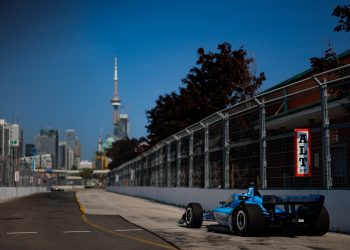 Toronto, CA - during the Ontario Honda Dealers Indy Toronto in Toronto, Ontario, Canada on the streets of Toronto. (Photo by Joe Skibinski | IMS Photo)