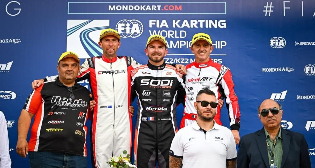 Podium for Bray at FIA Kartsport Champs as Kiwi drivers shine in the rain