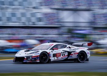 #91: Trackhouse by TF Sport, Corvette Z06 GT3.R, GTD PRO: Ben Keating, Connor Zilisch, Scott McLaughlin, Shane van Gisbergen