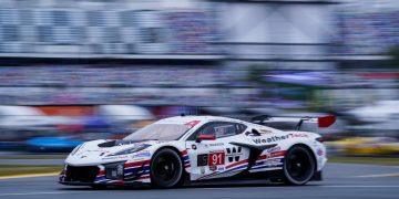 #91: Trackhouse by TF Sport, Corvette Z06 GT3.R, GTD PRO: Ben Keating, Connor Zilisch, Scott McLaughlin, Shane van Gisbergen