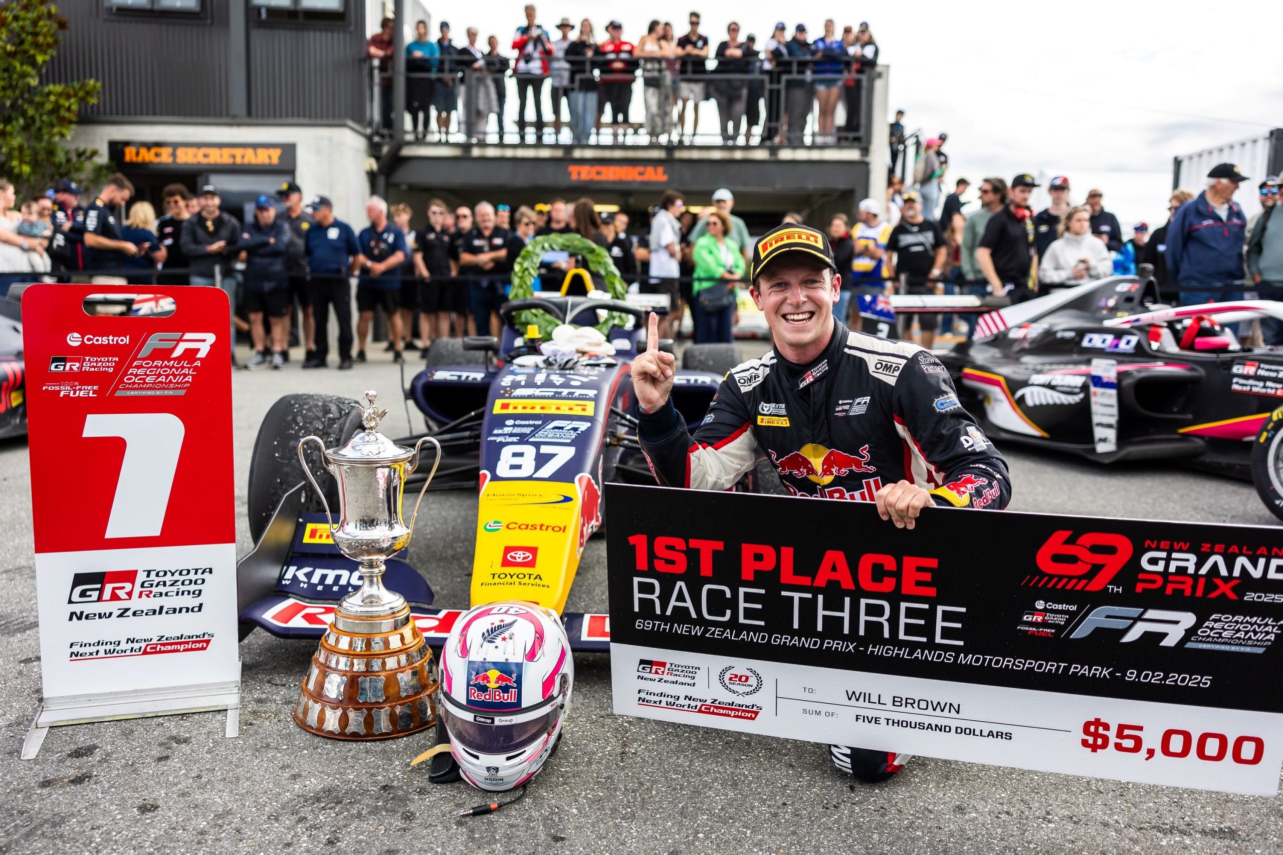 Will Brown wins 2025 New Zealand Grand Prix - VelocityNews