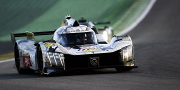 94 DUVAL Loic (fra), JAKOBSEN Malthe (dnk), Peugeot TotalEnergies, Peugeot 9X8 #94, Hypercar, action during the Rolex 6 Hours of Sao Paulo 2025, 5th round of the 2025 FIA World Endurance Championship, from July 11 to 13, 2025 on the Interlagos Circuit in Sao Paulo, Brazil - Photo Fabrizio Boldoni / DPPI