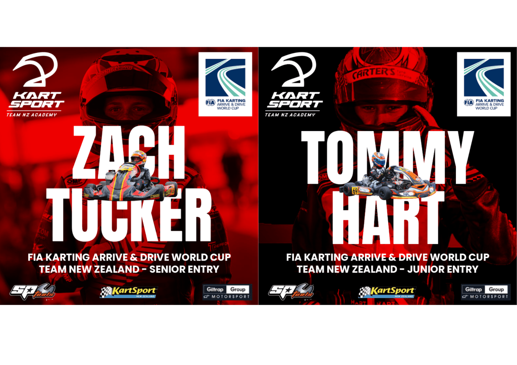New Zealand drivers selected for FIA Karting Arrive & Drive World Cup in Malaysia