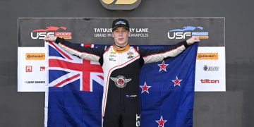 #19 Jacob Douglas, Pabst Racing, DouglasFay Group, Fleet Cost & Care , Flag, Victory Lane, Winner