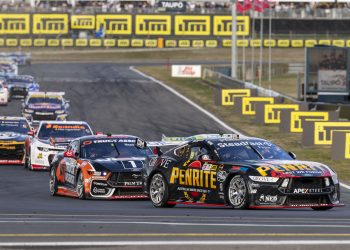New Zealand driver Matt Payne wins the Jason Richards Trophy today at the 2025 ITM Taupō Super440, Event 02 of the Repco Supercars Championship, Taupō International Motorsport Park, Taupō, , New Zealand. 13 Apr, 2025.
