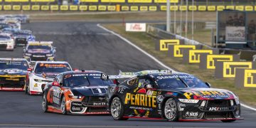 New Zealand driver Matt Payne wins the Jason Richards Trophy today at the 2025 ITM Taupō Super440, Event 02 of the Repco Supercars Championship, Taupō International Motorsport Park, Taupō, , New Zealand. 13 Apr, 2025.
