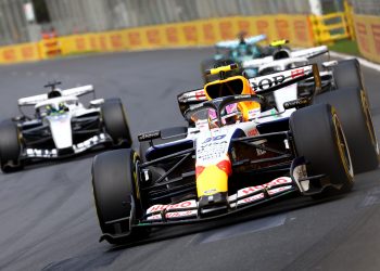 MELBOURNE, AUSTRALIA - MARCH 08: Liam Lawson of New Zealand driving the (30) Visa Cash App Racing Bulls VCARB 03 RB Ford on track during the F1 Grand Prix of Australia at Albert Park Grand Prix Circuit on March 08, 2026 in Melbourne, Australia. (Photo by Joe Portlock/Getty Images) // Getty Images / Red Bull Content Pool // SI202603080141 // Usage for editorial use only //