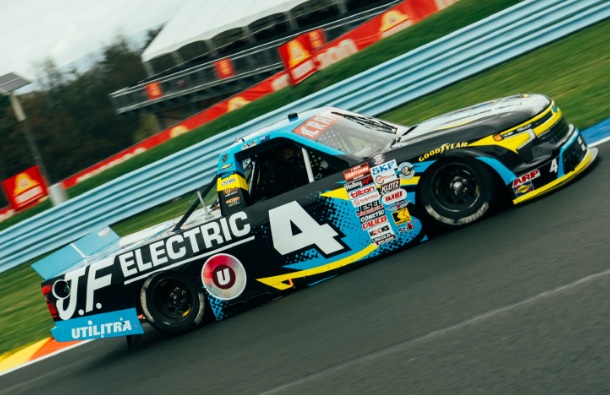 Van Gisbergen fights against all odds to come home third in Watkins Glen truck derby.