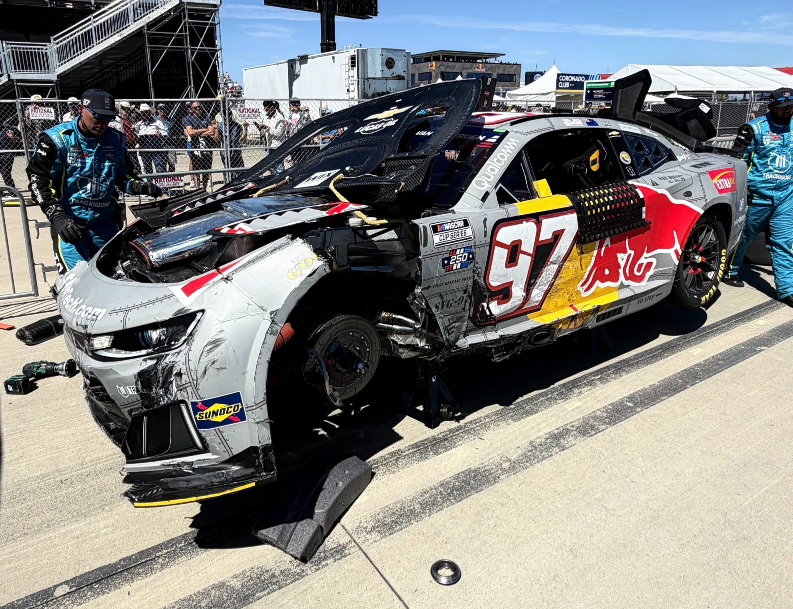 Van Gisbergen's San Diego hopes end in major crash after pole position start - VelocityNews