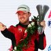 TOKYO, JAPAN - JULY 26: Second placed Nick Cassidy of New Zealand and Citroen Racing lifts his trophy on the podium after the Tokyo E-Prix, Round 15 of the 2026 FIA Formula E World Championship at Tokyo Street Circuit on July 26, 2026 in Tokyo, Japan. (Photo by Takashi Aoyama/LAT Images)