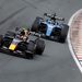 ZANDVOORT, NETHERLANDS - AUGUST 23: Liam Lawson of New. Zealand driving the (30) Oracle Red Bull Racing RB22 Red Bull Ford Powertrains leads Alexander Albon of Thailand driving the (23) Williams FW48 Mercedes on track prior to the F1 Grand Prix of Netherlands at Circuit Zandvoort on August 23, 2026 in Zandvoort, Netherlands. (Photo by Mark Thompson/Getty Images) // Getty Images / Red Bull Content Pool // SI202608230255 // Usage for editorial use only //