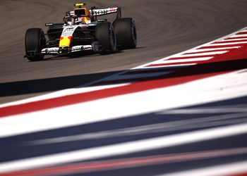 AUSTIN, TEXAS - OCTOBER 23: Liam Lawson of New Zealand driving the (30) Visa Cash App Racing Bulls VCARB 03 RB Ford on track during practice ahead of the F1 Grand Prix of United States at Circuit of The Americas on October 23, 2026 in Austin, Texas. (Photo by Chris Graythen/Getty Images) // Getty Images / Red Bull Content Pool // SI202610230591 // Usage for editorial use only //